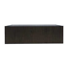 Laurel Creek Modern Contemporary 52" Block Coffee Table with Hidden Casters