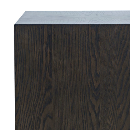 Laurel Creek Modern Contemporary Square Block Pedestal End Table