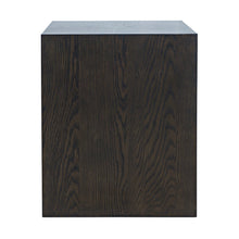 Laurel Creek Modern Contemporary Square Block Pedestal End Table