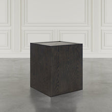 Laurel Creek Modern Contemporary Square Block Pedestal End Table