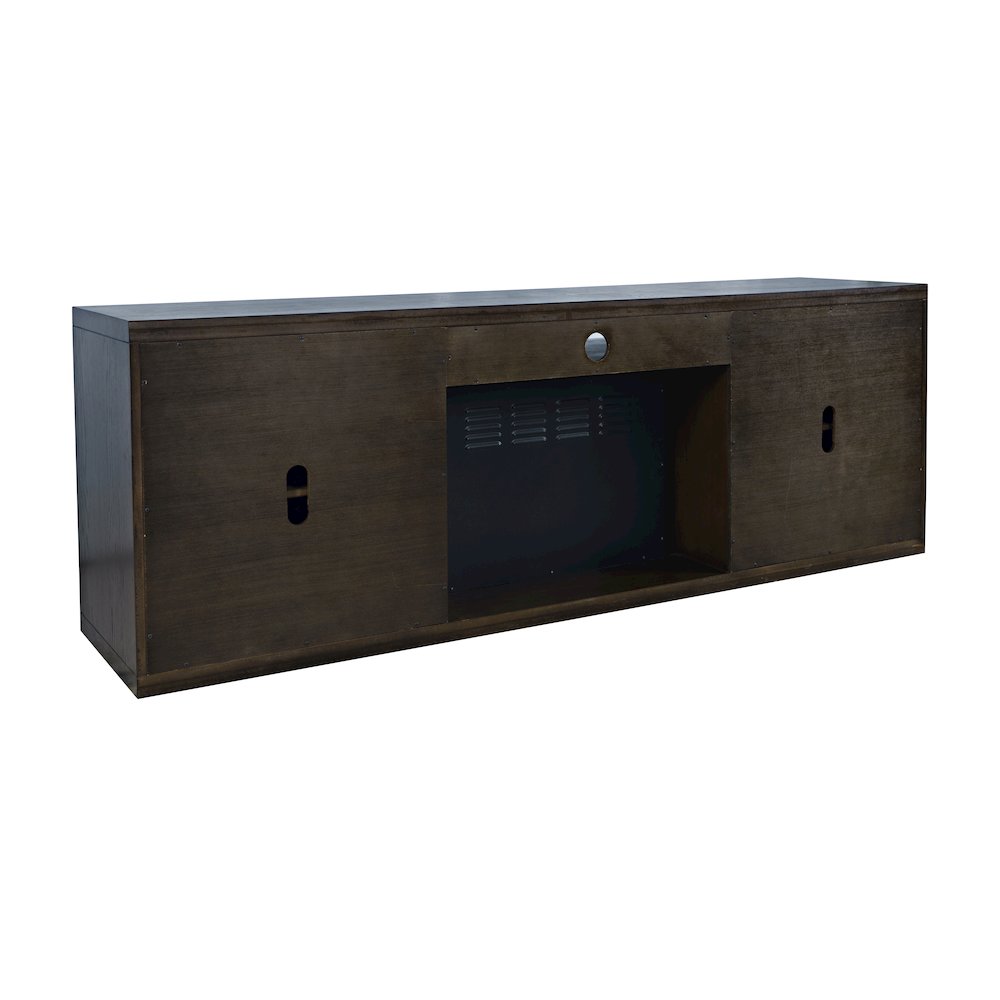 Laurel Creek Modern Contemporary 78" Electric LED Fireplace with Storage