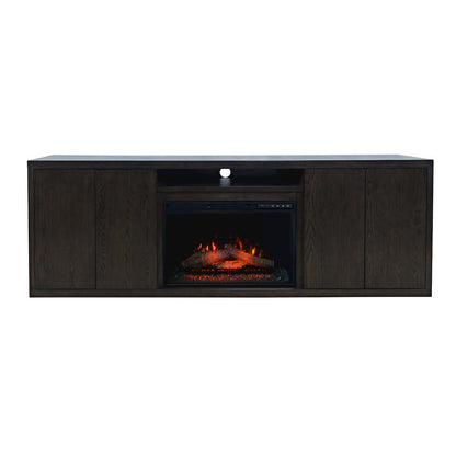 Laurel Creek Modern Contemporary 78" Electric LED Fireplace with Storage