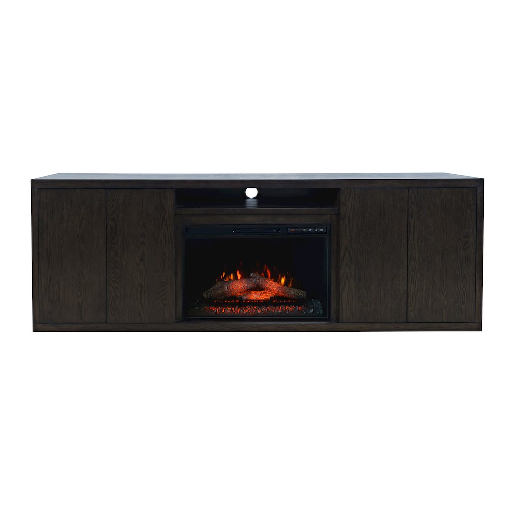 Laurel Creek Modern Contemporary 78" Electric LED Fireplace with Storage