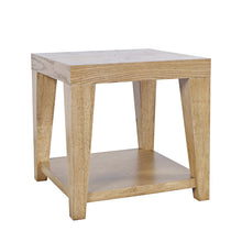 Laurel Creek Modern Contemporary 24" Square End Table with Open Shelf