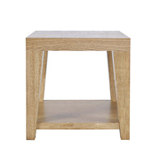 Laurel Creek Modern Contemporary 24" Square End Table with Open Shelf