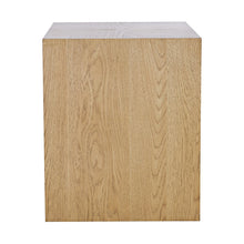 Laurel Creek Modern Contemporary Square Block Pedestal End Table