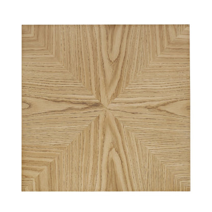 Laurel Creek Modern Contemporary Square Block Pedestal End Table