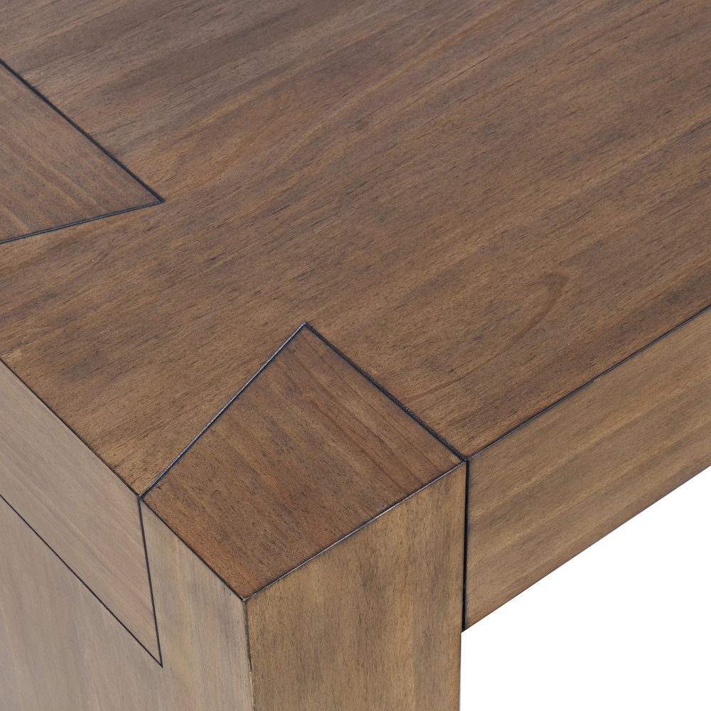 Taos Modern Rustic 52" Dovetailed Coffee Table