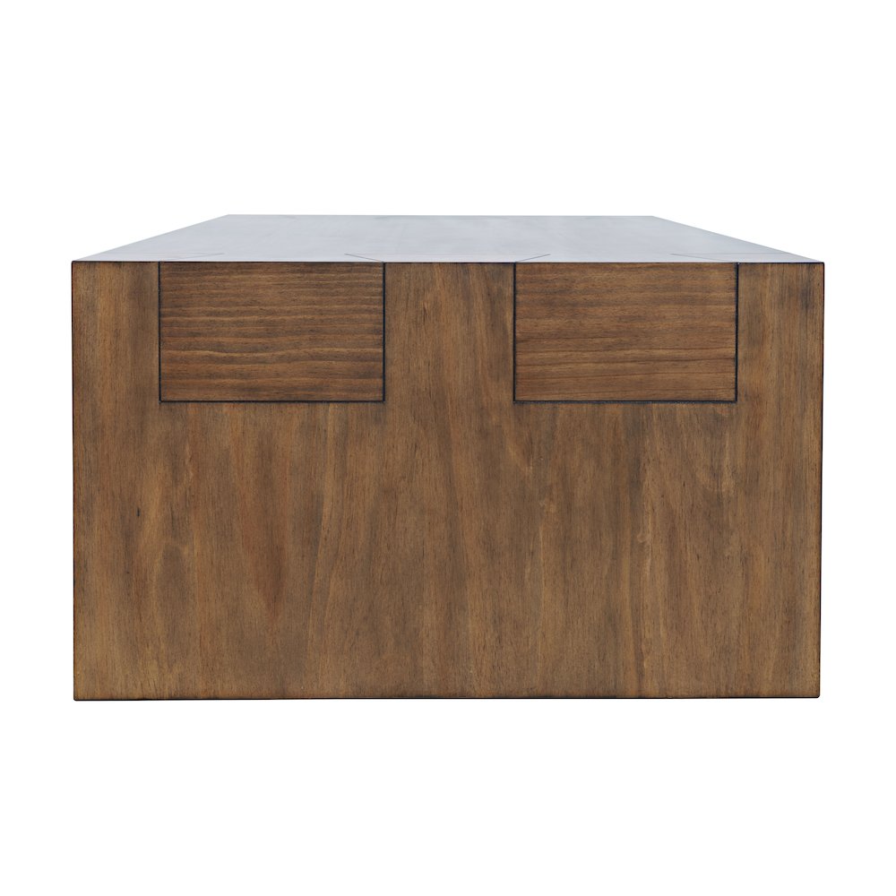 Taos Modern Rustic 52" Dovetailed Coffee Table