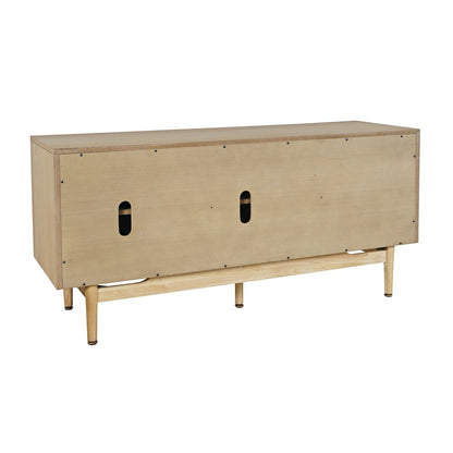 Olson 57" Mid-Century Modern Scandinavian Console TV Stand Storage Cabinet