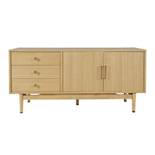 Olson 57" Mid-Century Modern Scandinavian Console TV Stand Storage Cabinet
