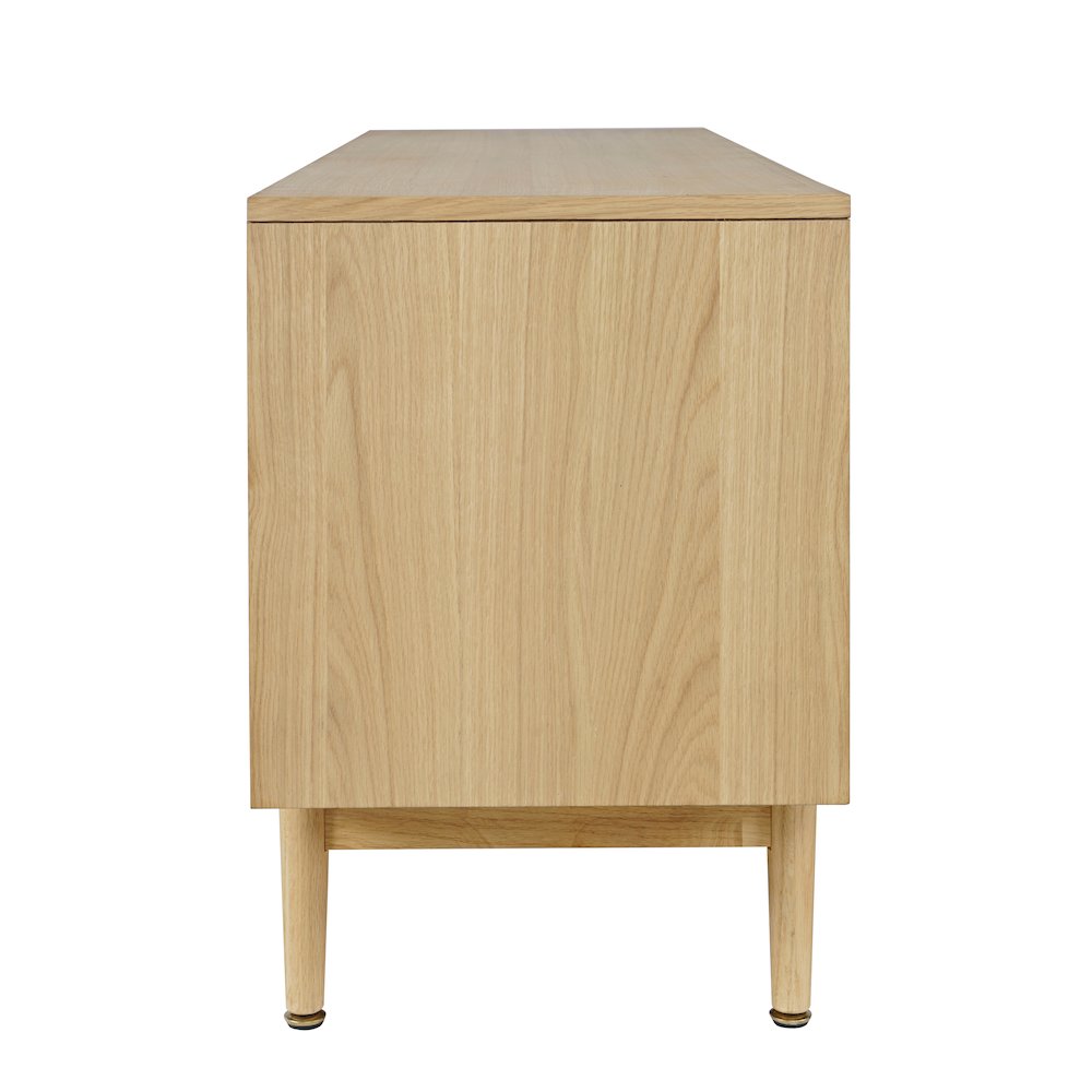 Olson 67" Mid-Century Modern Scandinavian Console TV Stand Storage Cabinet