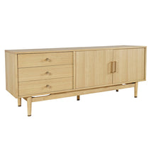 Olson 67" Mid-Century Modern Scandinavian Console TV Stand Storage Cabinet