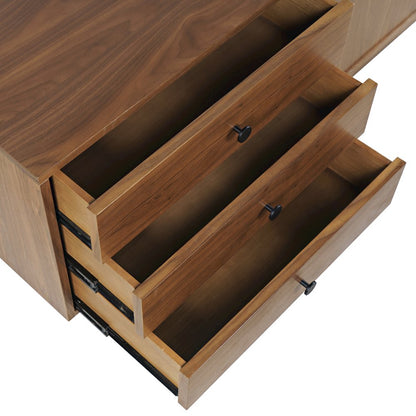 Olson 57" Mid-Century Modern Scandinavian Console TV Stand Storage Cabinet