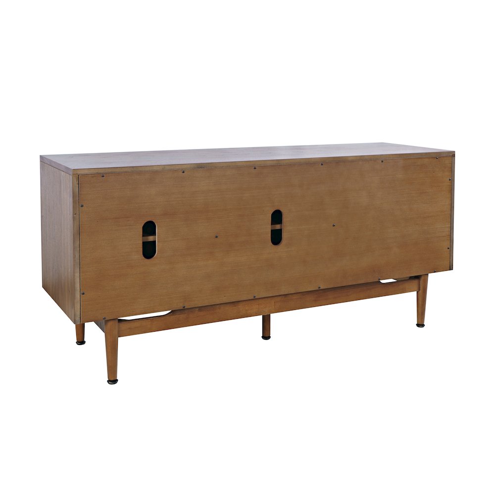 Olson 57" Mid-Century Modern Scandinavian Console TV Stand Storage Cabinet