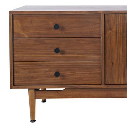 Olson 57" Mid-Century Modern Scandinavian Console TV Stand Storage Cabinet