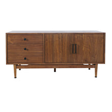 Olson 57" Mid-Century Modern Scandinavian Console TV Stand Storage Cabinet