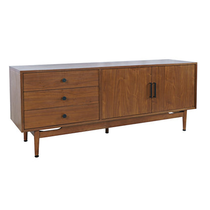 Olson 67" Mid-Century Modern Scandinavian Console TV Stand Storage Cabinet