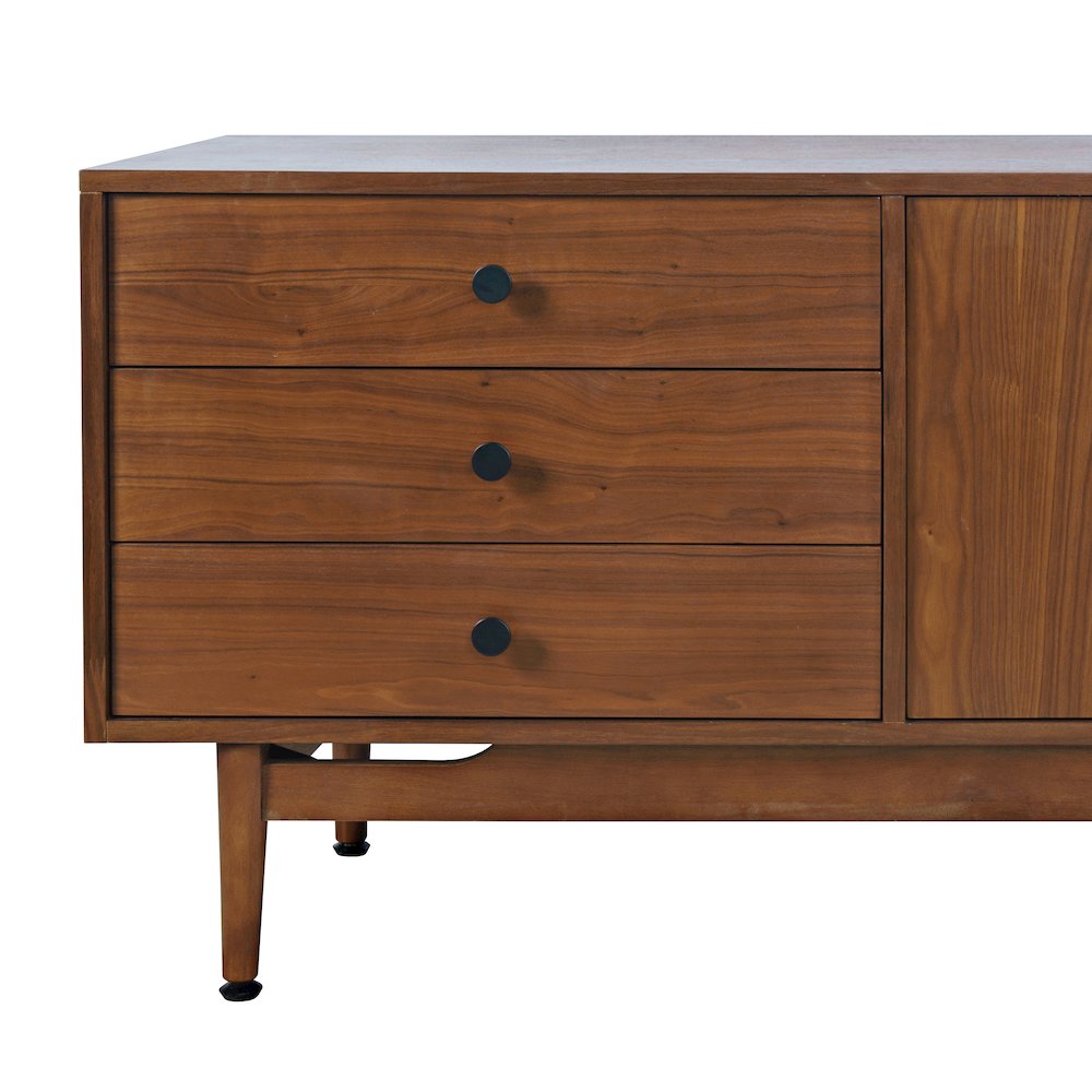 Olson 67" Mid-Century Modern Scandinavian Console TV Stand Storage Cabinet