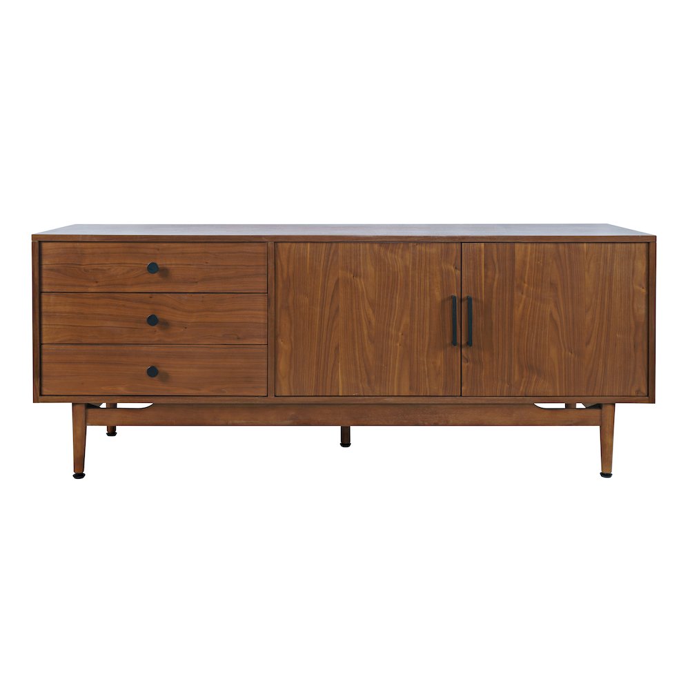 Olson 67" Mid-Century Modern Scandinavian Console TV Stand Storage Cabinet