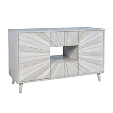 Reece 50" Mid-Century Modern Starburst TV Stand Console Storage Cabinet