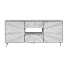 Reece 70" Mid-Century Modern Starburst TV Stand Console Storage Cabinet