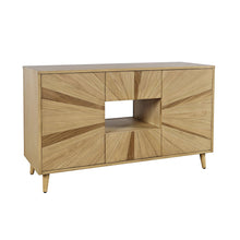 Reece 50" Mid-Century Modern Starburst TV Stand Console Storage Cabinet