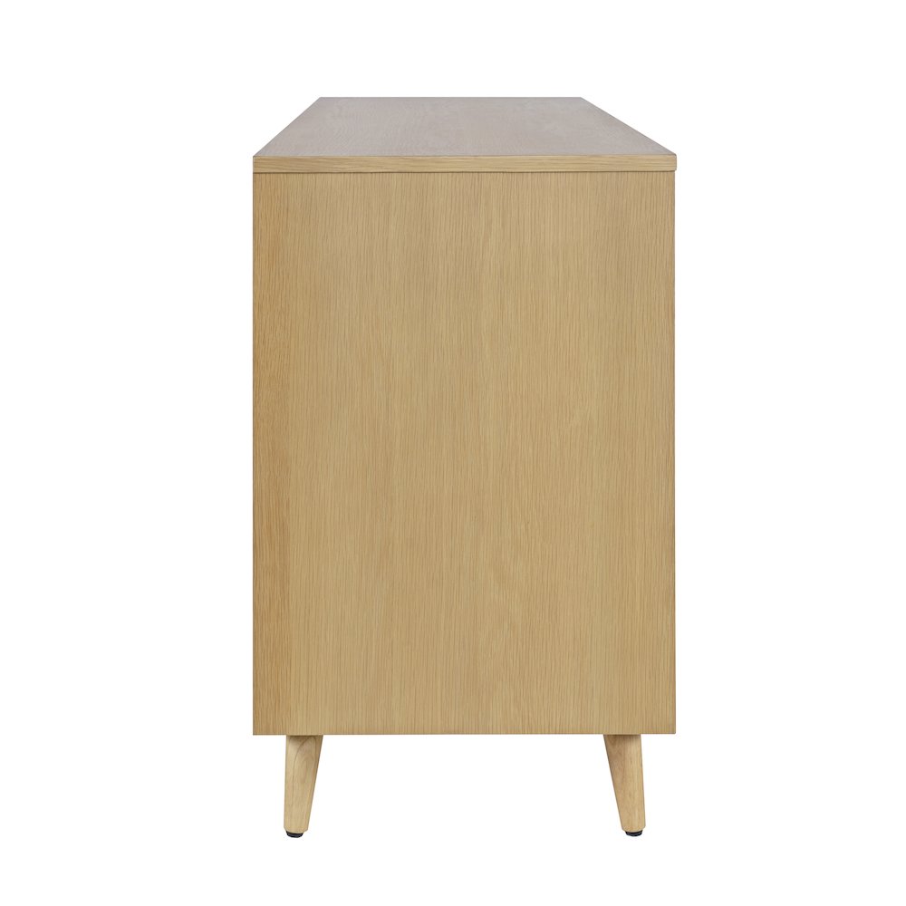 Reece 50" Mid-Century Modern Starburst TV Stand Console Storage Cabinet