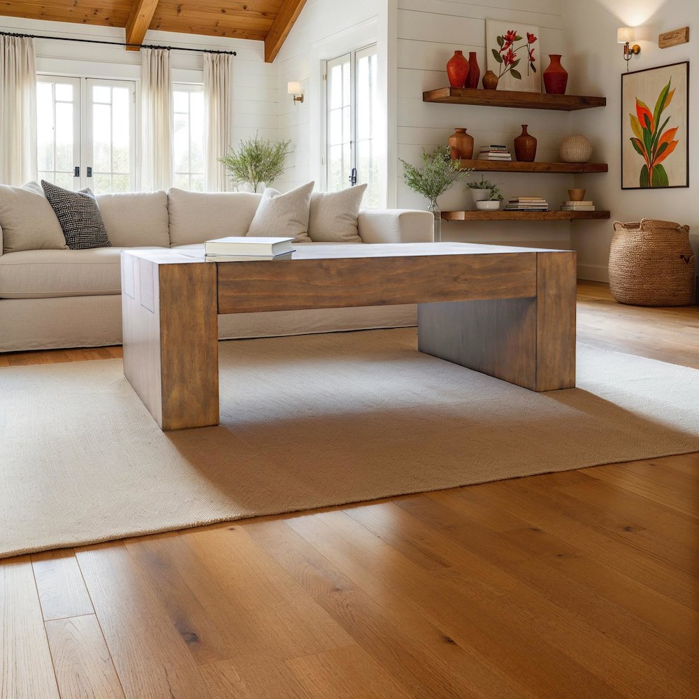 Taos Modern Rustic 52" Dovetailed Coffee Table