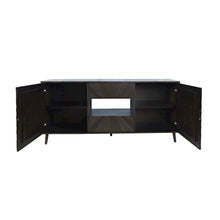 Reece 50" Mid-Century Modern Starburst TV Stand Console Storage Cabinet