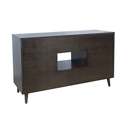 Reece 50" Mid-Century Modern Starburst TV Stand Console Storage Cabinet