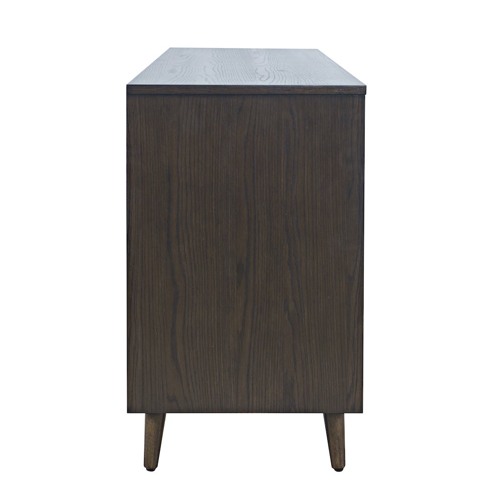 Reece 50" Mid-Century Modern Starburst TV Stand Console Storage Cabinet