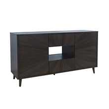 Reece 60" Mid-Century Modern Starburst TV Stand Console Storage Cabinet