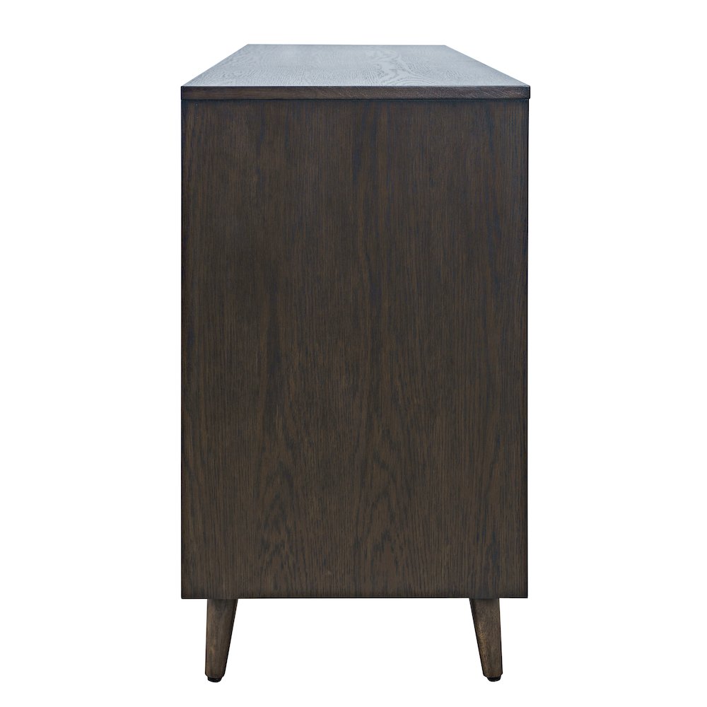 Reece 60" Mid-Century Modern Starburst TV Stand Console Storage Cabinet