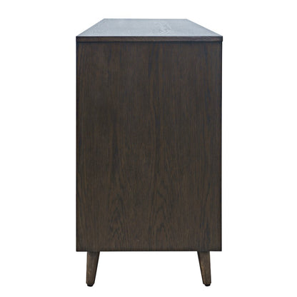 Reece 60" Mid-Century Modern Starburst TV Stand Console Storage Cabinet