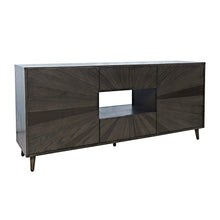 Reece 70" Mid-Century Modern Starburst TV Stand Console Storage Cabinet
