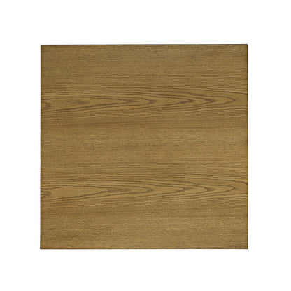 Brentwood Modern Transitional 24" Square End Table with Drawer and Storage Shelf