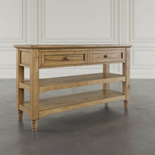 Brentwood Modern 50" Sofa Console Table with Drawers and Storage Shelves