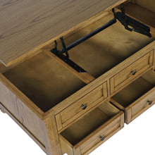 Brentwood Modern Transitional Lift-Top Coffee Table With Storage