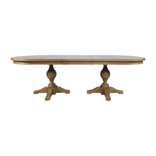 Brentwood Modern Transitional 102" Double Pedestal Dining Table