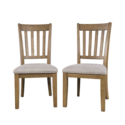 Brentwood Modern Transitional Slatback Dining Chair - Set of 2