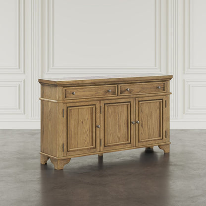 Brentwood 60" Modern Transitional Three Door Sideboard Storage Cabinet