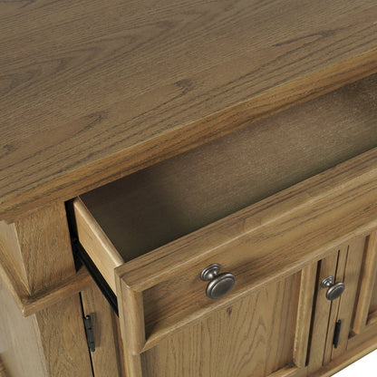 Brentwood 60" Modern Transitional Three Door Sideboard Storage Cabinet