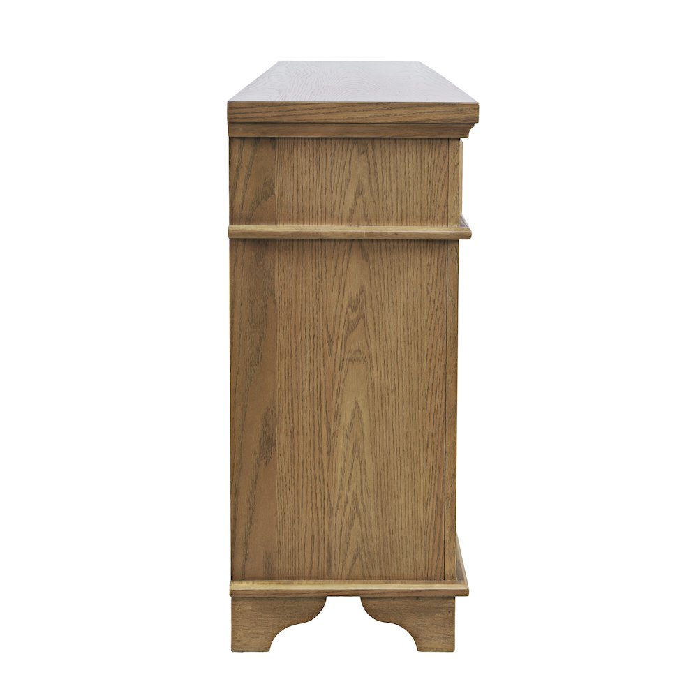 Brentwood 60" Modern Transitional Three Door Sideboard Storage Cabinet