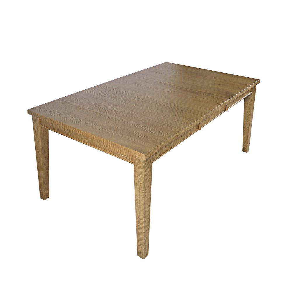 Brentwood Modern Transitional 72" Rectangular Dining Table with Extension