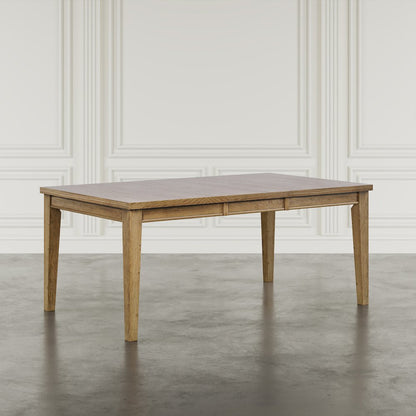 Brentwood Modern Transitional 72" Rectangular Dining Table with Extension