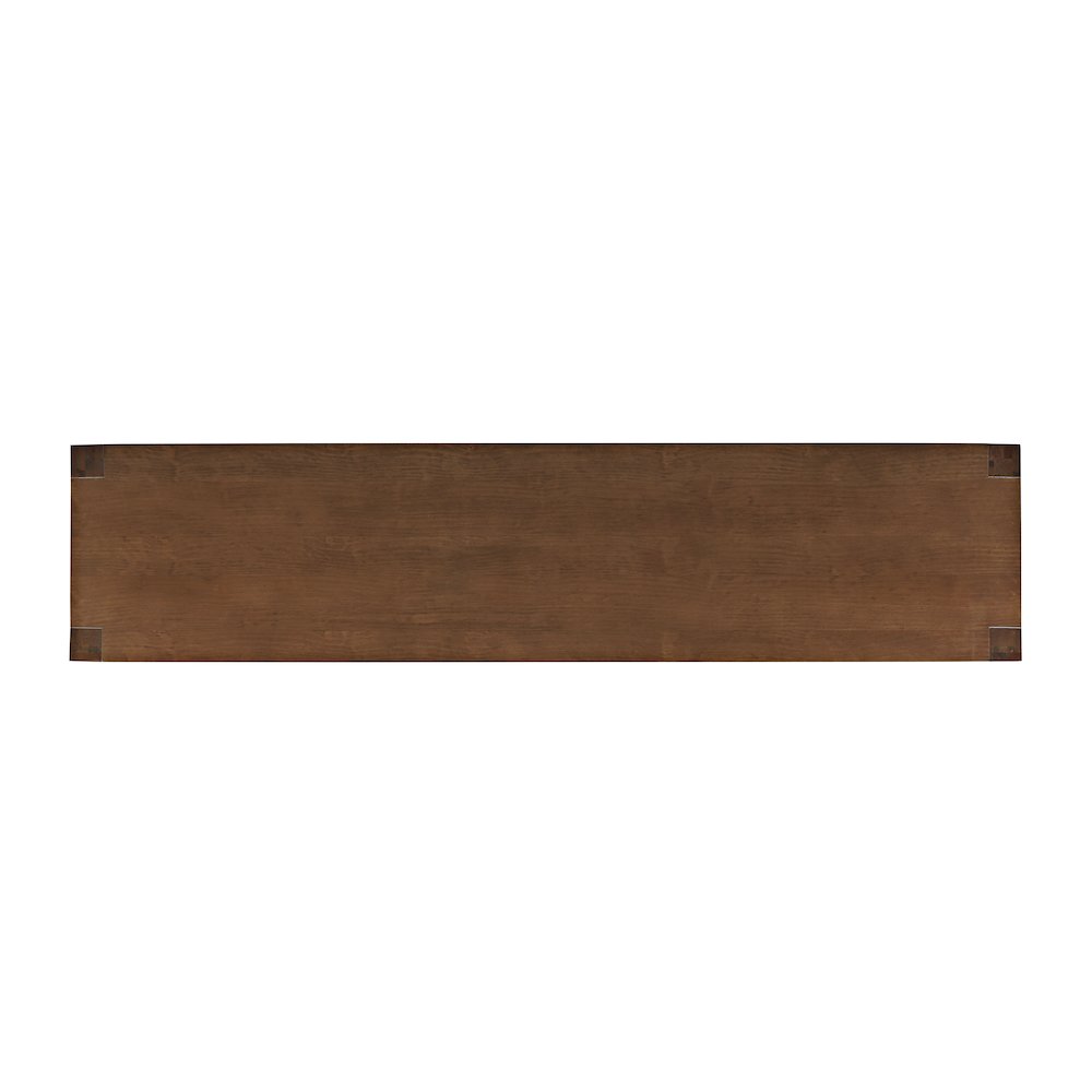 80" Modern Transitional Media Console TV Stand with Four-Door Cabinet Storage
