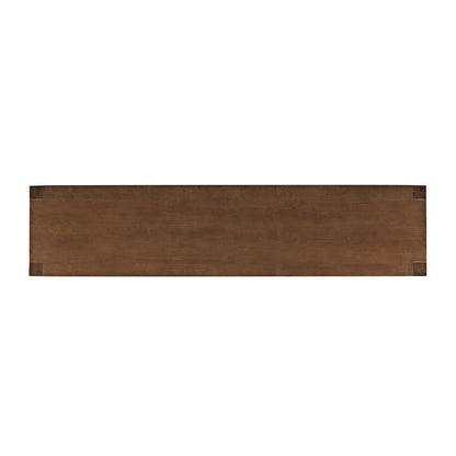 80" Modern Transitional Media Console TV Stand with Four-Door Cabinet Storage