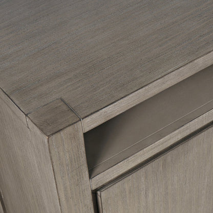 60" Modern Transitional Media Console TV Stand with Four-Door Cabinet Storage