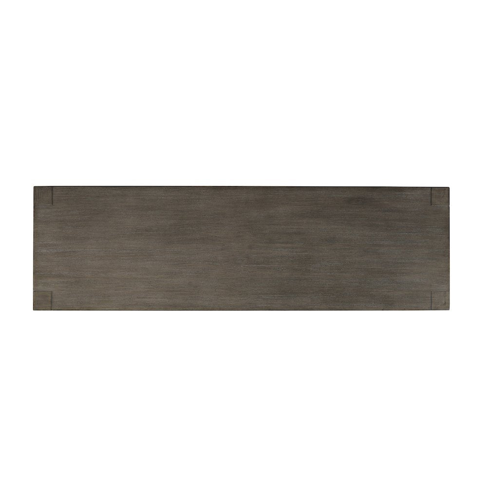 60" Modern Transitional Media Console TV Stand with Four-Door Cabinet Storage
